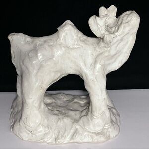 NORWAY OUTSIDER ART / Trastad Produkter Museum / ORIGINAL Clay Elk Sculpture